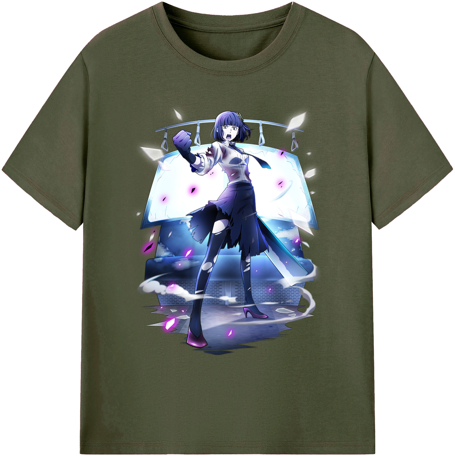 （画像用） 文豪ストレイドッグス Bungo Stray Dogs 綿100％ メンズ半袖Tシャツ｜肌触りやわらか＆通気性